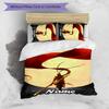 3pcs Custom Name Black Myth Wukong Game Bedding Set Duvet Cover Closure Includes 1 Duvet Cover & 2 Pillowcases for All Seasons Bedroom Decor