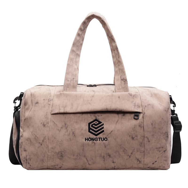 Travel bag large capacity high niche new diamond yoga fitness bag dry and wet separation travel luggage men and women