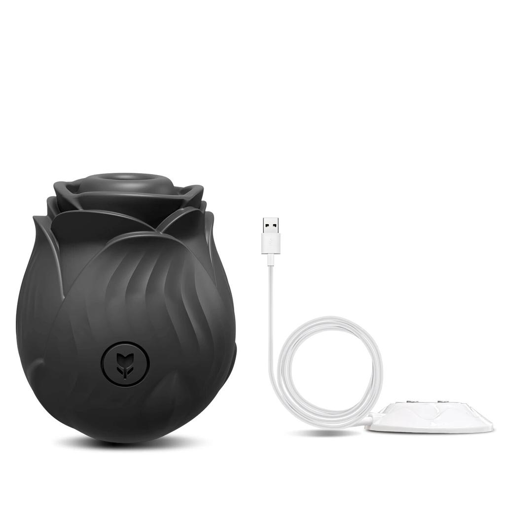 Vibratoare puternice de suge cu jucărie cu trandafiri pentru femei Stimulator de clitoris Masaj Adult Bunuri Jucării sexuale pentru femei