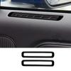 Gloss Black 2PCS 2015- Interior Door Air Outlet Vent Trim For Ford Mustang