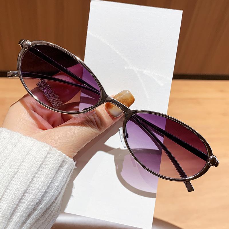New small frame sunglasses retro fashion Spice Girl style premium sunglasses old money wind sunglasses S