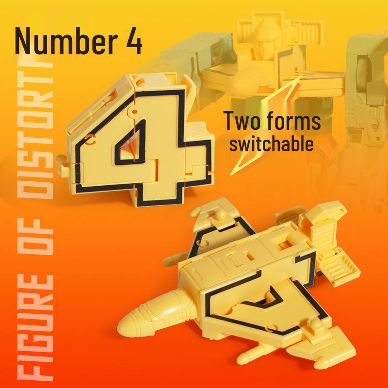 Children's Transforming Robot Car Educational Set