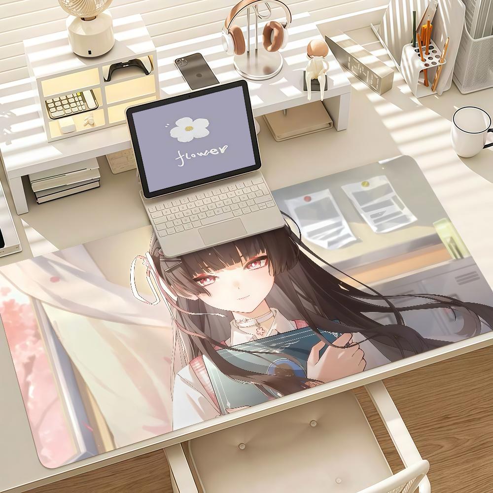Game Wuthering Waves Chisa Mouse Pad Anti Slip Rubber Edge Locked Thickened Laptop Gaming Desk Mat