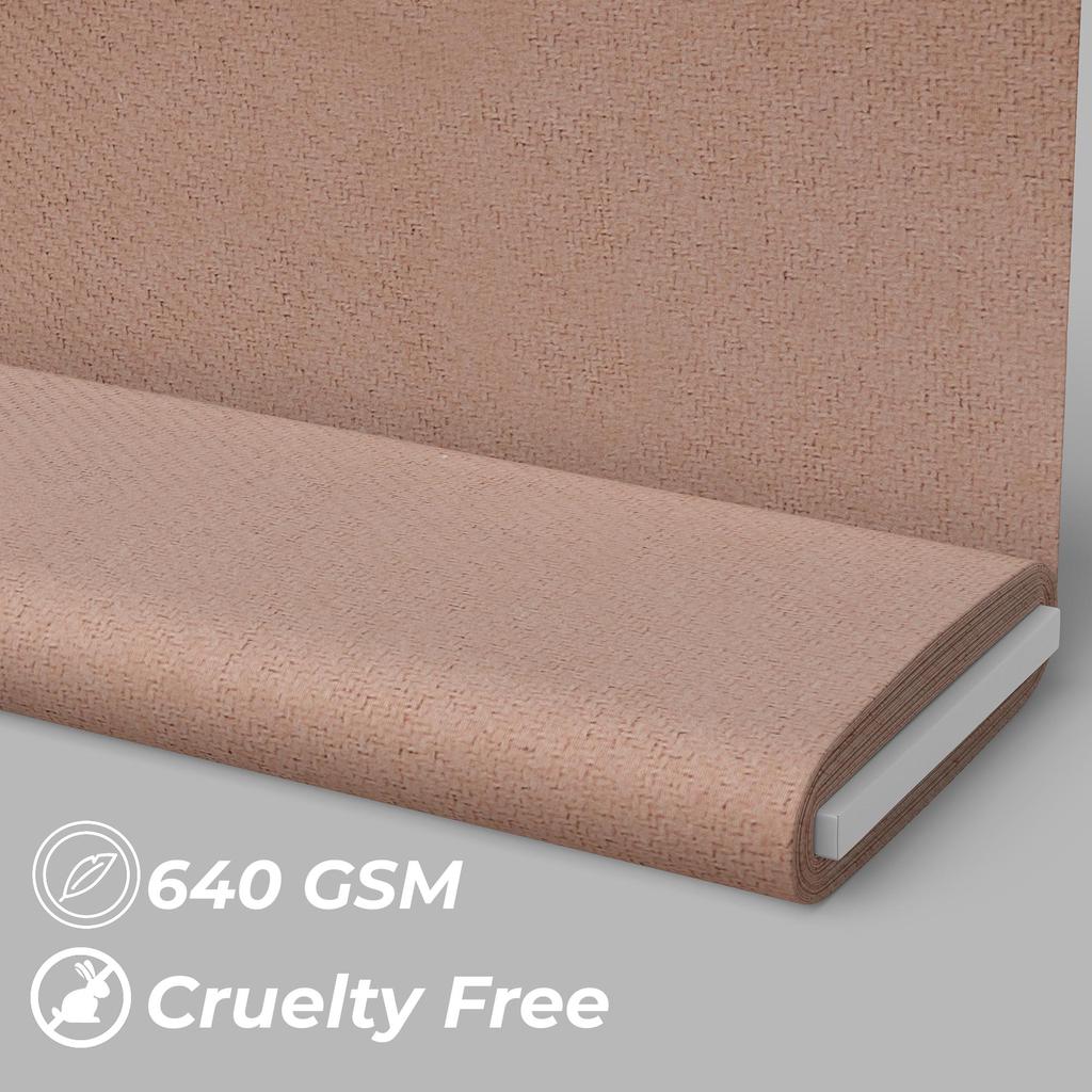 Beige 100% Cotton Yarn-Dyed Flannel Fabric – 425 GSM, 148 cm Wide – Perfect for Jackets, Shirts, and Upholstery