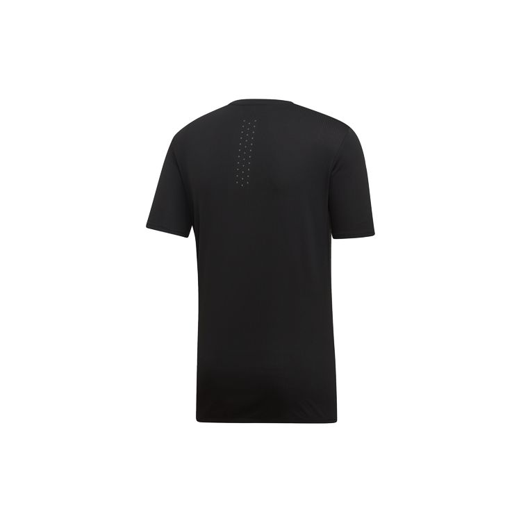 Adidas Breathable Logo Short Sleeve T-Shirt Men Tops Black DQ1846