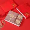 Coral fleece towels bath towels three-piece gift box