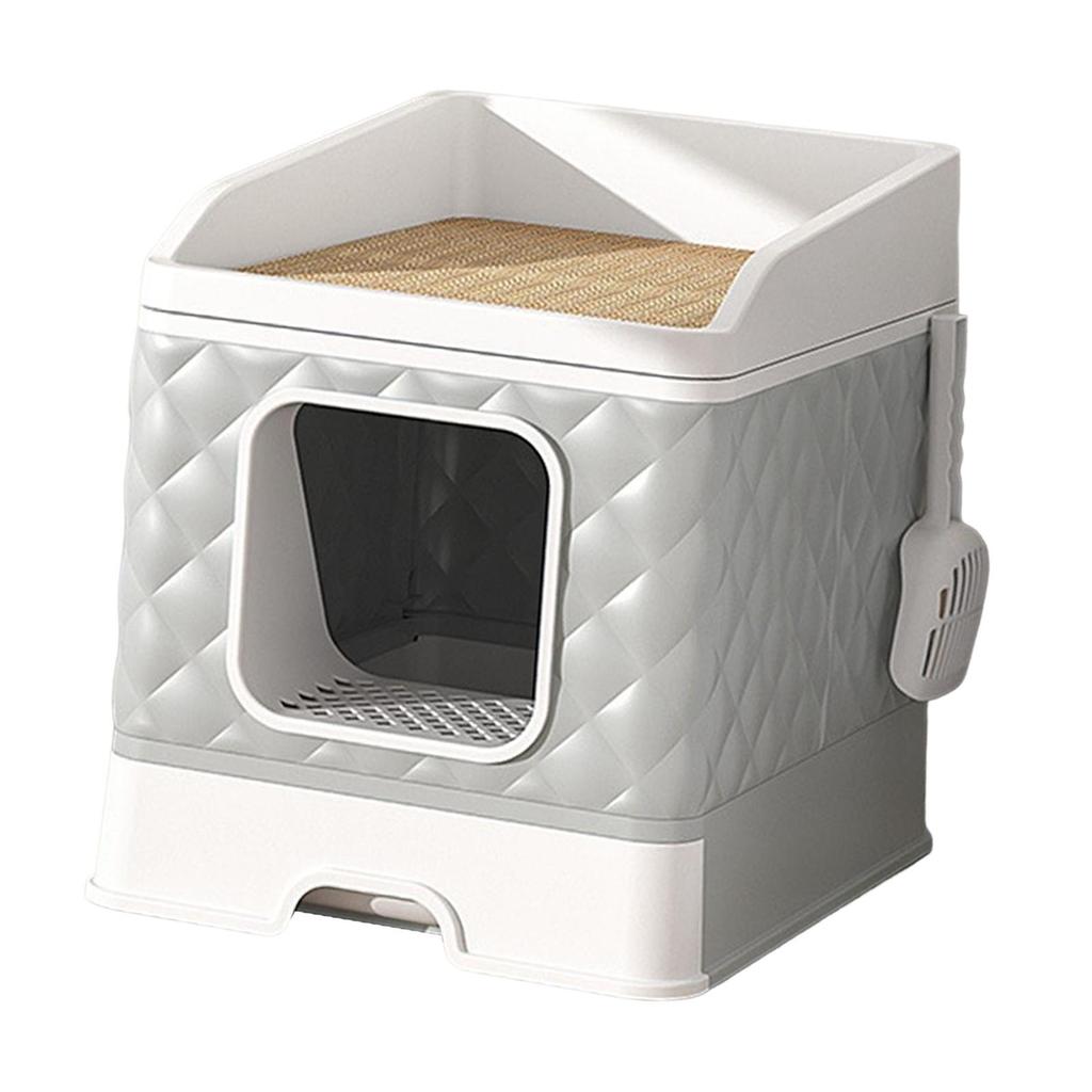 Cat Foldable Large Capacity Toilet for Small and Cats