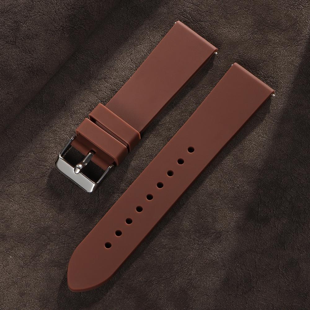Hot Sell 20mm 22mm Silicone Watch Strap Universal Watchband Waterproof Soft Wristwatch Band for P22 Smartwatch Watches Bracelet