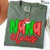 Nana Christmas Comfort Colors Shirt, Grandma Shirt, New Grandma Tshirt, Santa Tee, Xmas Gifts