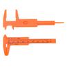 1 Pezzo Mini Righello di Plastica Scorrevole 80mm Calibro a Nonio Strumenti di Misura