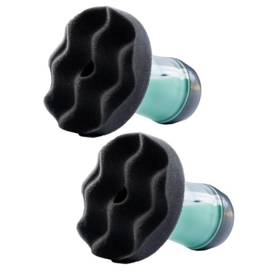 1/2Pcs Tire Shine Applicator Reusable Foam Car Truck Tire Dressing Applicator No-Drip Streak-Free Professional Automotive Detailing Sponge Tools