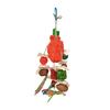 Small Animal Toy Loofah Straw Corncob Pet Grinding Teeth Toy Hanging Beads