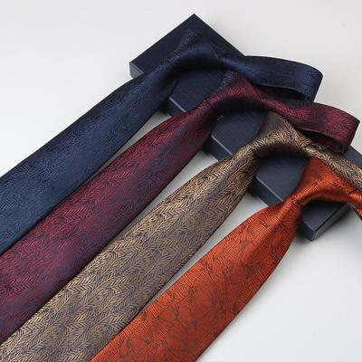 Krawat Męski Biznesowy Garnitur Wykonawczy Wysokiej Klasy Wzór 1200 Ściegów 8cm Ręcznie Wiązany Ślub Spotkanie Płatność Ręczna