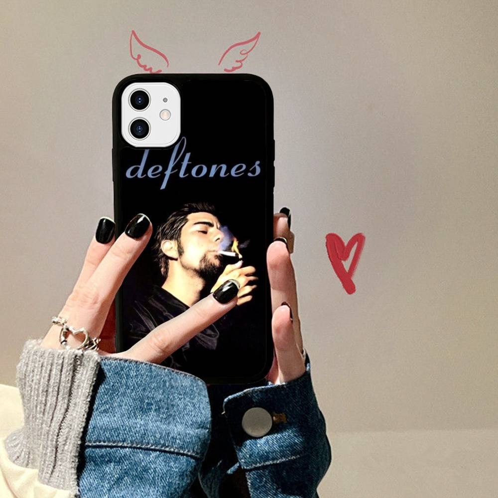 

Alternative Metal Deftones Band PC+TPU Protective Phone Case For IPhone 17 16 Pro Max 15 Plus 14 13 12 11 Cover iPhone 14 pro