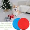 1pcs Funny Soft Rubber Flying Saucer Dog Cat Toys Dogs Game Flying Discs Resistant Chew Puppy Training Interactive Pet Supplies