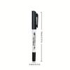 10-Pack Black Dual-Tip Gel Pens with Dual-Tip Design (1.0mm and 0.5mm) Erasable Whiteboard Pens for Teaching, Dry Erase Pens, Student Markers,