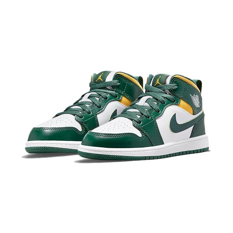 (PS) Air Jordan 1 Mid 'Sonics' Kinder 640734-371