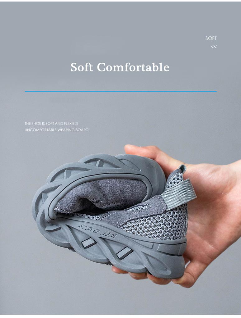 Sapatos de segurança de trabalho com isolamento 6KV, tênis masculinos ocos, respiráveis, com biqueira de aço, leves, anti-esmagamento, para homens e mulheres, botas de segurança