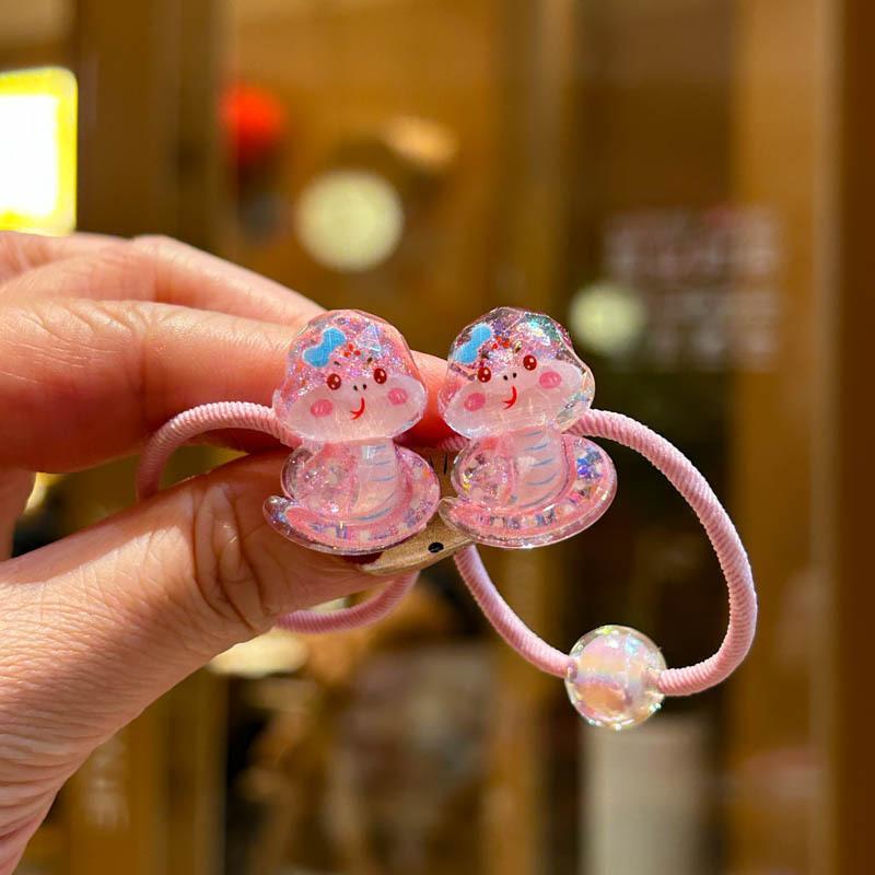 2 STÜCKE Neue Niedliche Schlange Mädchen Elastische Haarbänder Kinder Prinzessin Haaraccessoires Kinder Haargummis Baby Kopfschmuck