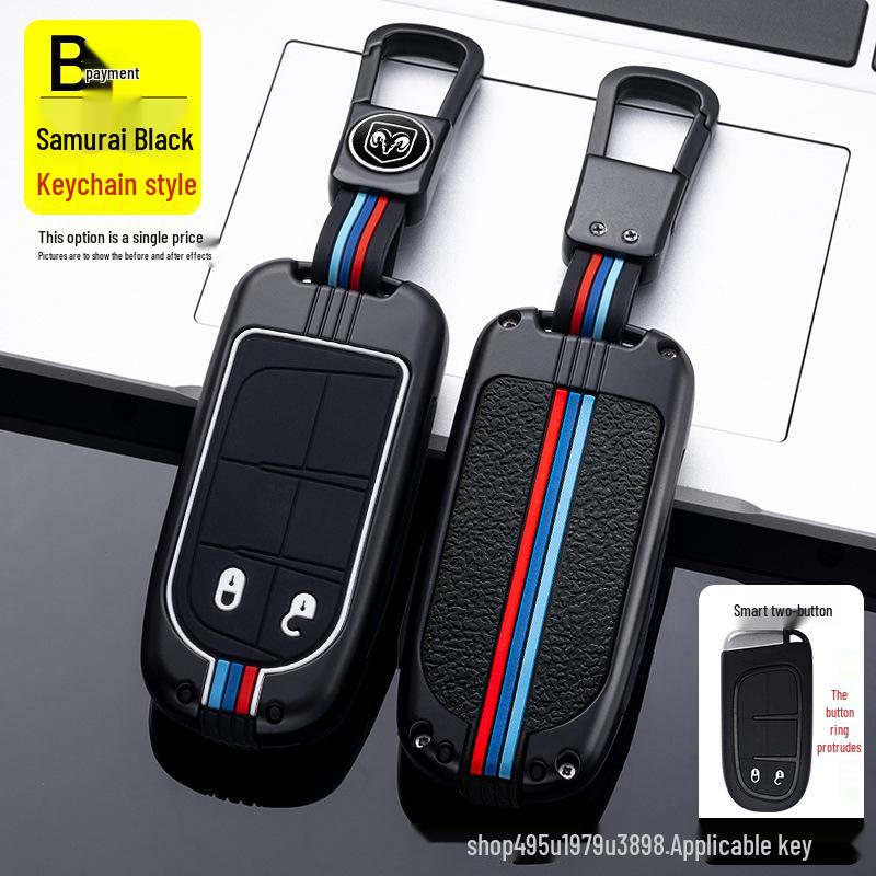 Jeep Key Case for Compass, Cherokee, Renegade, Grand Cherokee & Grand Commander