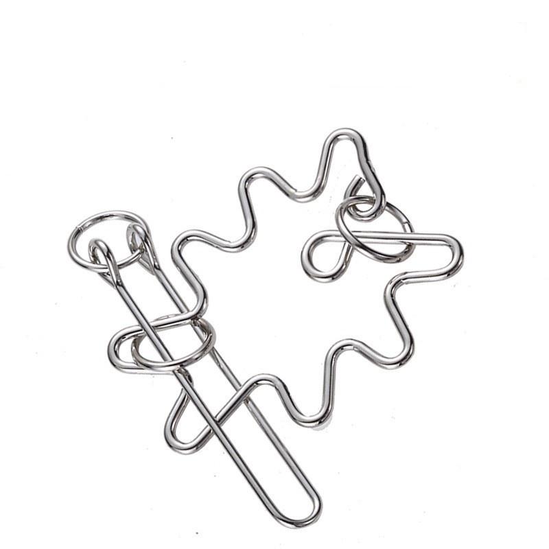 Nine-ring Puzzle Toys with High Difficulty To Untie The Rings, Loop-shaped Ring Intelligence Toy To Untie The Rings