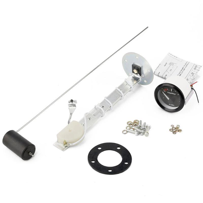 Auto Car 2" 52Mm Water Temp Gauge 40~120 Celsius Temperature Meter Sensor 1/8Npt Gasoline Car 12V Auto Instrument Black Shell