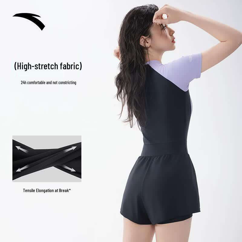Anta Women's 2026 One-Piece Conservative Sun Protection Swimsuit