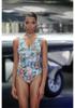 2025 Best-Selling Light-Permeable Quick-Drying Smart Swimsuit with Printed Design