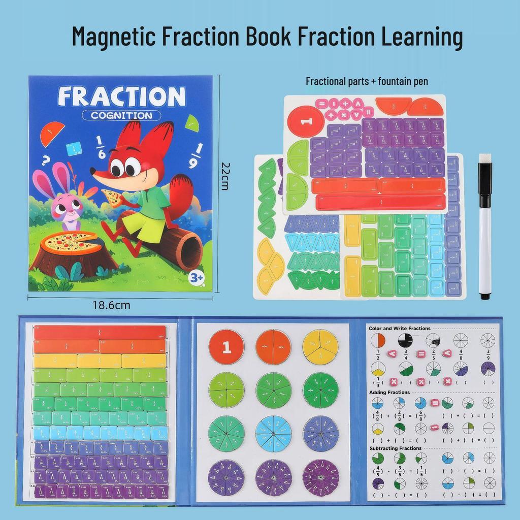 Children's Magnetic Phonics Book: 26 English Letters Spelling & Early Learning Game