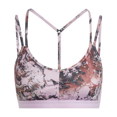 Womens/Ladies Marble Spaghetti Strap Sports Bra