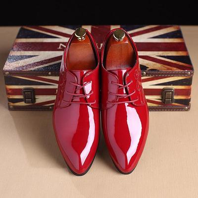 Formal Shoes Men Classic Patent Leather Wedding Shoes Men Office Coiffeur Moda Italiana Men Dress Shoes Leather Erkek 685