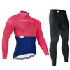 Team Cycling Jersey Set  Man Autumn MTB Race Cycling Clothing Long Sleeve Ropa Ciclismo Outdoor Riding Bike Uniform