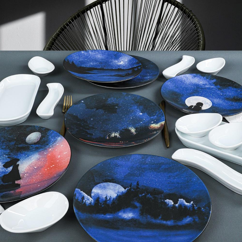 

Набор для завтрака «Лунный свет» 17 предметов на 6 персон