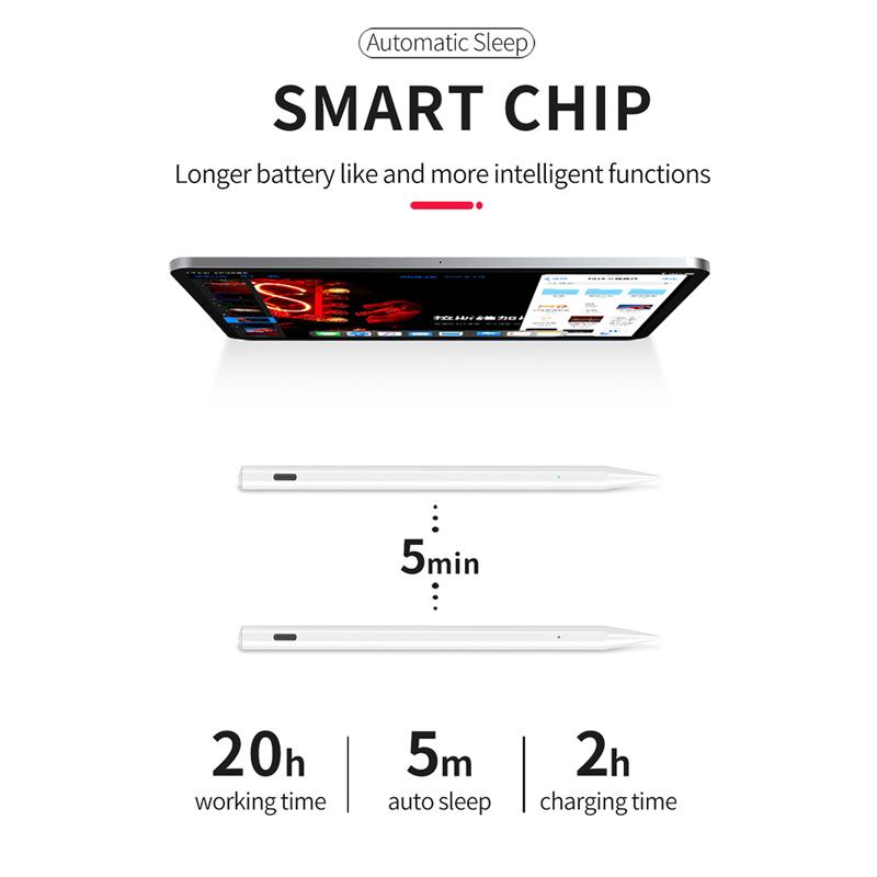 Active Stylus Touch Pen For iPad Pro 11 12.9 2021 2020 Palm Rejection Tablet Pencil For iPad 10.2 2019 Air3 10.5 Air4 10.9