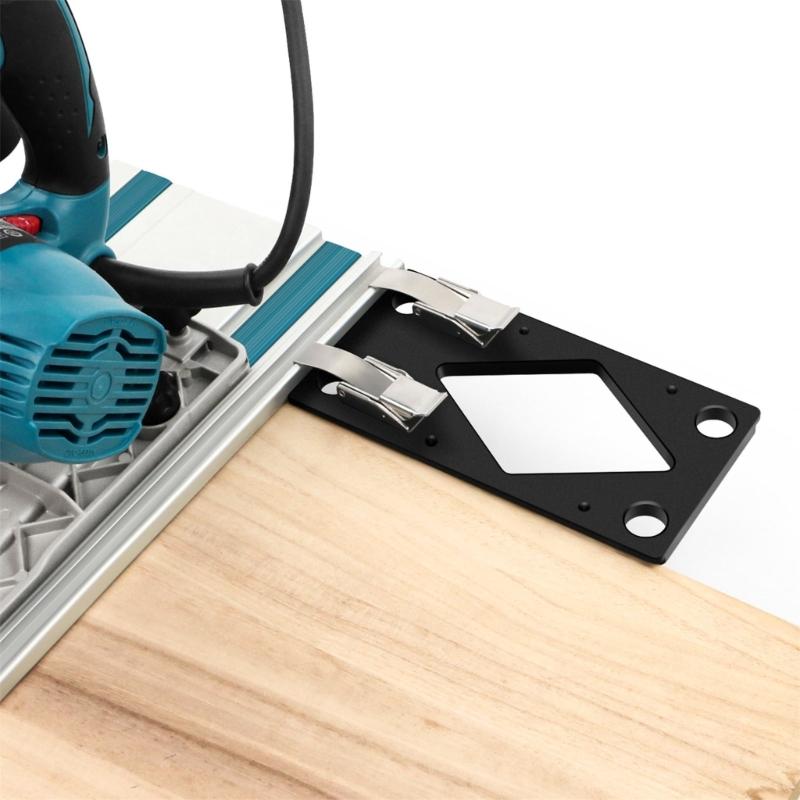 Aluminum 90°Right Angle Guide Rails 90 Degree Angle Stop Precise Cutting Tool For Woodworking And Carpentry Operations