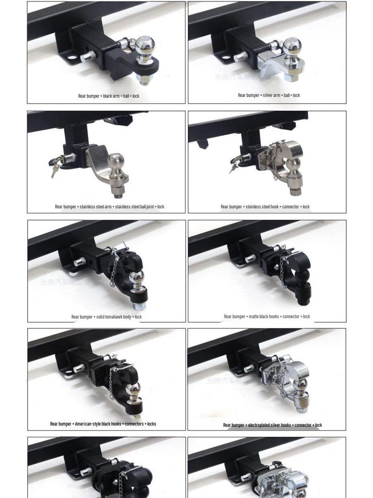 Compatible with BMW X5 and X6/X6M: Trailer Hitches, Towing Hooks, and Rear-hook Tow Booms.