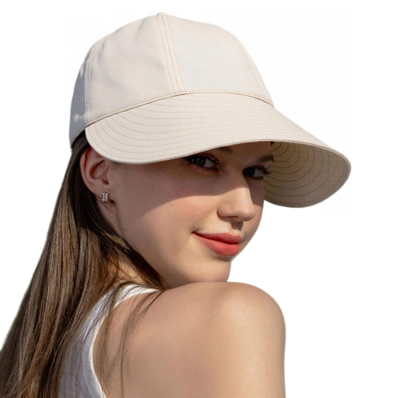 

Stylish Summer Sunproof Hat Wide Brims Sun Protective Breathable Hat For Daily Commute and Outdoor Activity Sport Wear бежевый