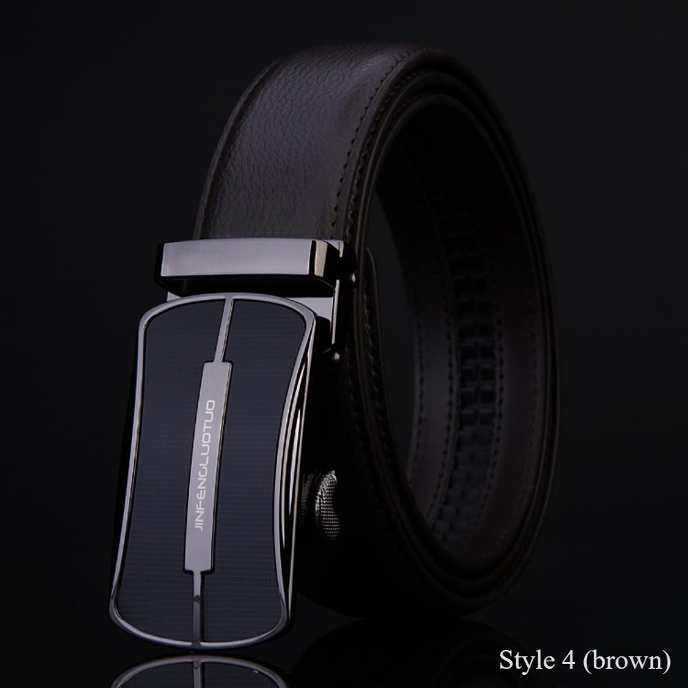 

Автоматическая пряжка из натуральной воловьей кожи, деловой мужской ремень, мужской ремень из натуральной кожи, ремень для брюк 120cm