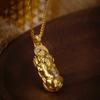 Wei Xue Sand Gold Pixiu Diamond Inlaid Pendant - DIY Necklace Gift for Girlfriend