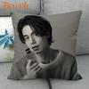 Custom Lee Dong Wook KPOP Pillowcase  Wedding Decorative Cotton Linen Pillow Case For Home Pillow Cover 45X45cm One Side