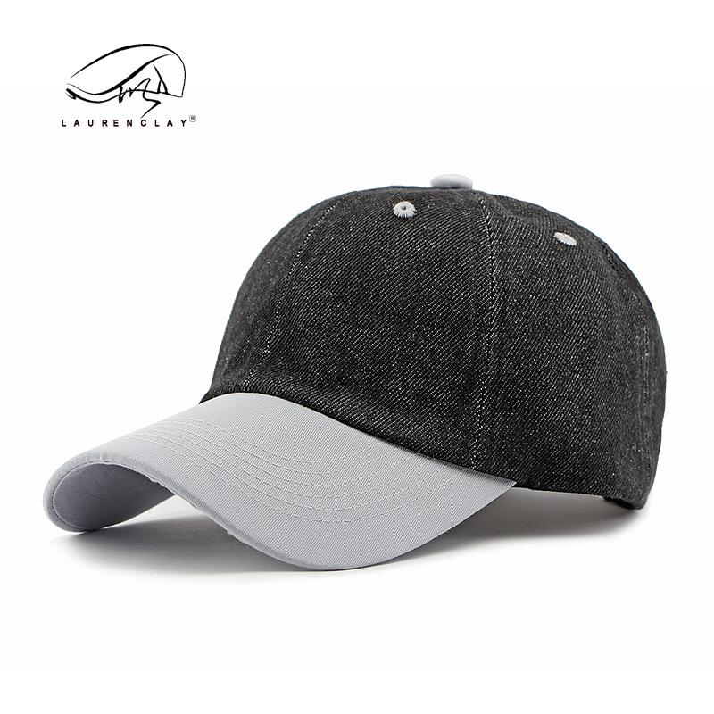 Fashion Personalized Soft Top Baseball Cap Women's Summer Sunscreen Sun Hat Personalized Denim Splicing Cap Men's Trend