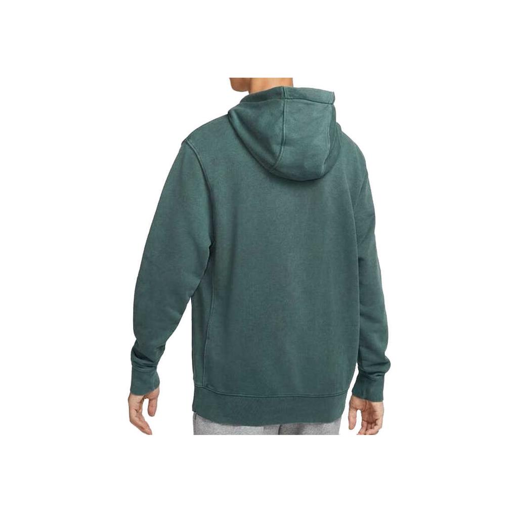 Nike Sports Lifestyle Series Solid Color Breathable Loose Fit Hooded Pullover Long Sleeve Sweatshirt Men sweatshirt Green HQ4954338