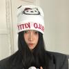 Cute Cartoon Hello Kitty Wool Knitted Hats Autumn And Winter Warm Beanies Comfortable Versatile  Personal Cap