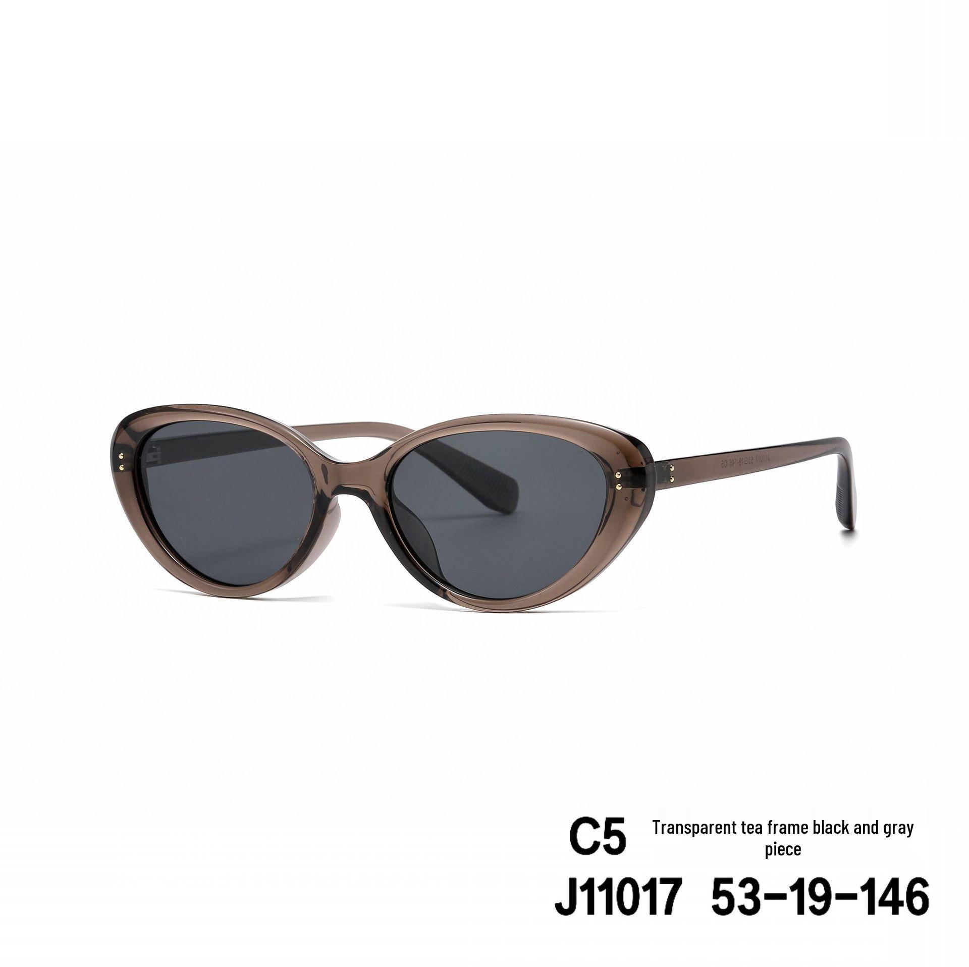 Trendy Retro Cat-Eye Sunglasses: Stylish European & American Fashion for Women