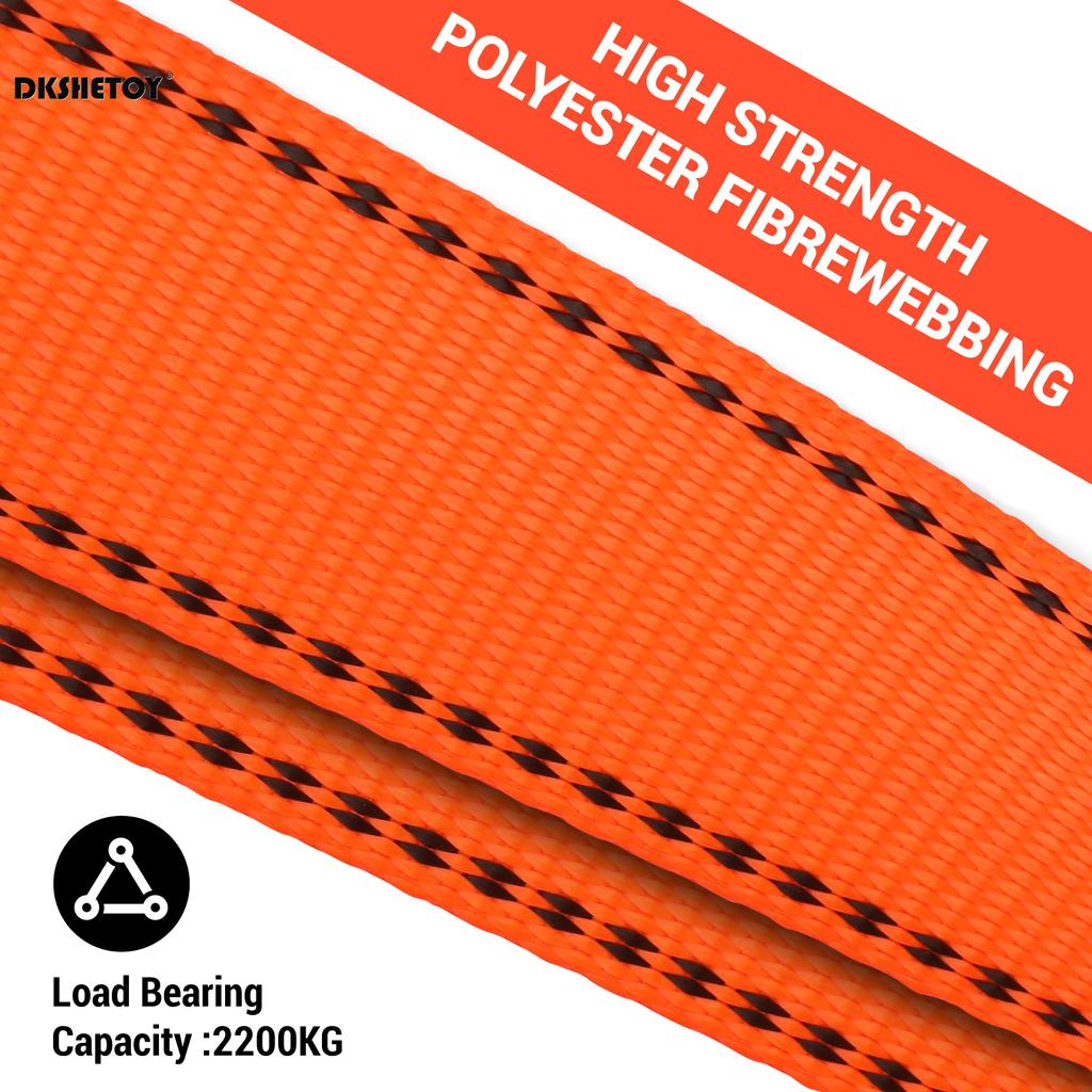 2200KG Safety Harness with Hook Fall Protection Durable Polyester Fibre Material for Air-conditioning Installation