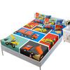 Three-Piece Cartoon Excavator, Mattress, Mattress Cover, Mattress Protective Cover, Non-Slip Sheet All-Inclusive.