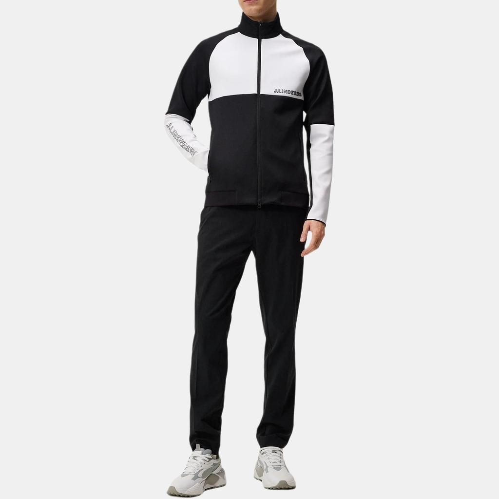 J.LINDEBERG Lazarus Mid Layer Letter Logo Print Color Block Stand Collar Jacket Men Jackets Multicolor AMJS08040-9999