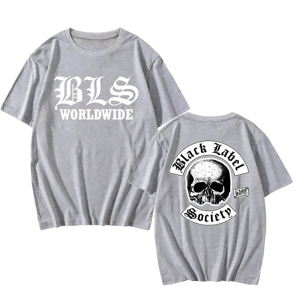 Black Label Society BLS Worldwide TShirt Zakk Wylde Heavy Metal Street Hip Hop Unisex Comfortable Women And Men Tshirts