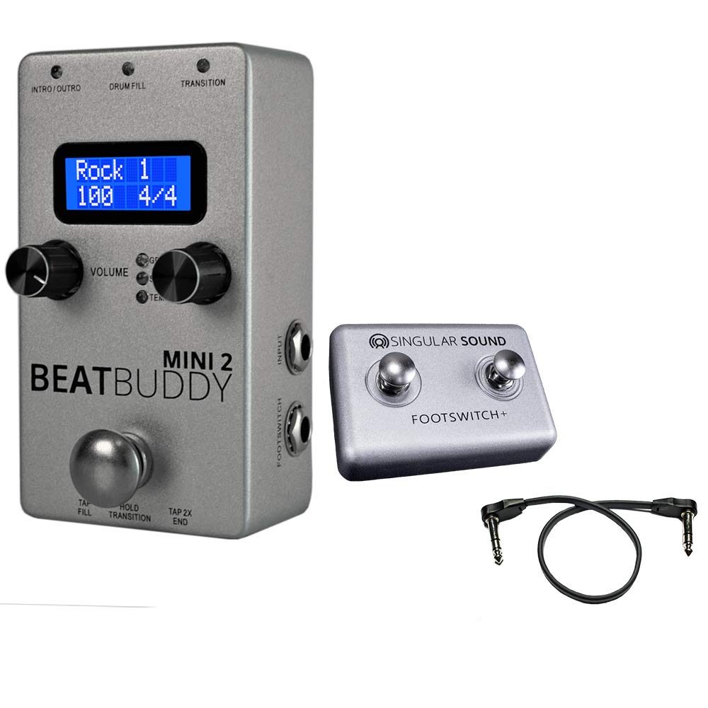 

SINGULAR SOUND BEATBUDDY MINI 2 Bundle BEATBUDDY Series / FOOTSWITCH+ срібний