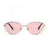 Glasses 30023 Punk Double Frame Pussy Eye Multicolor Vintage Sunglasses, Ladies Sunglasses